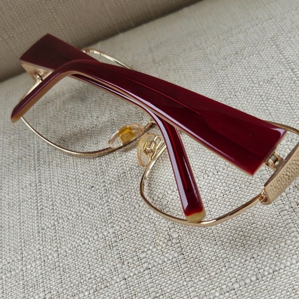 Anne Kkein Women Sunglasses/Eyeglasses Frame Gold/Red Tone 353/76 58[]14 130 - Picture 2 of 12